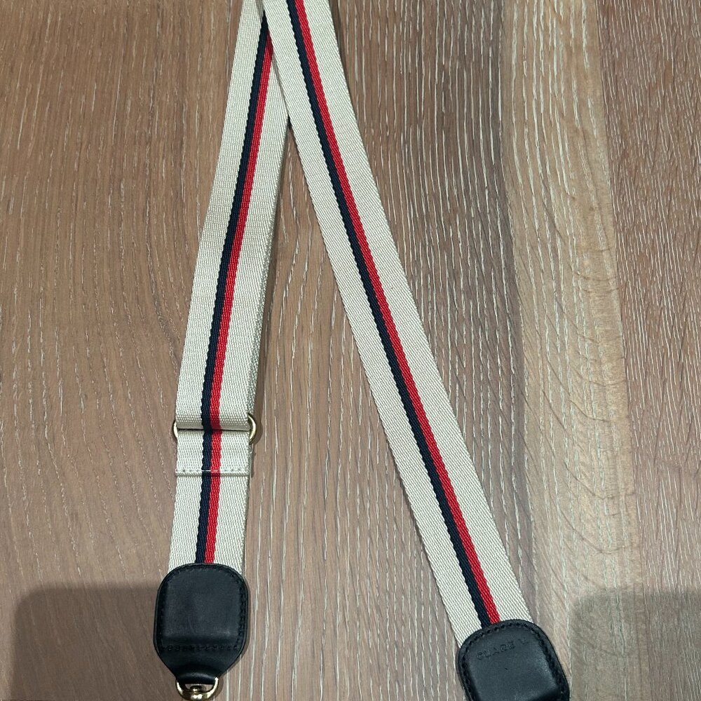 Striped  Adjustable Crossbody strap